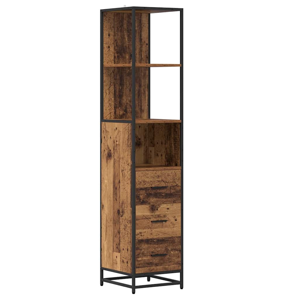 vidaXL Badezimmermöbel Set 4 pcs Altholz 80 x 33 x 60 cm Holzwerkstoff