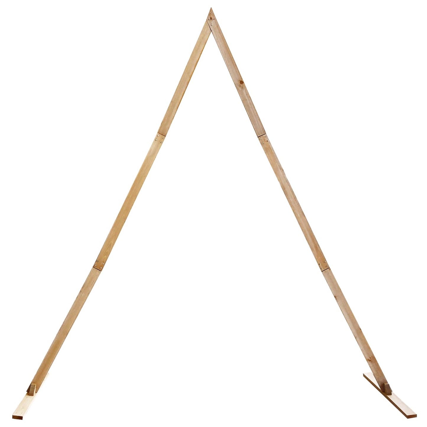 Hochzeitsbogen Hellbraun 202 x 95 x 254 cm Massivholz Kiefer