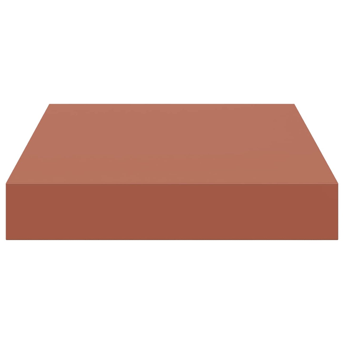 Wandregal Wandmontiert 2 pcs Rot 23 x 23,5 x 4 cm Holzwerkstoff