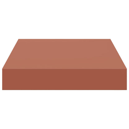 Wandregal Wandmontiert 2 pcs Rot 23 x 23,5 x 4 cm Holzwerkstoff