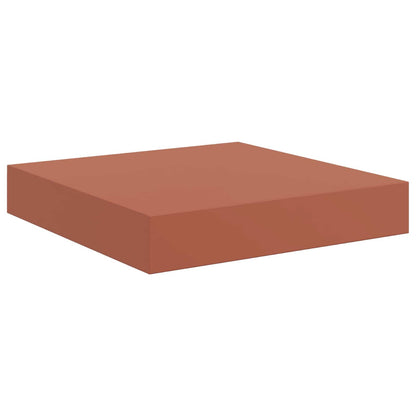 vidaXL Wandregal Wandmontiert 4 pcs Rot 23 x 23,5 x 4 cm Holzwerkstoff