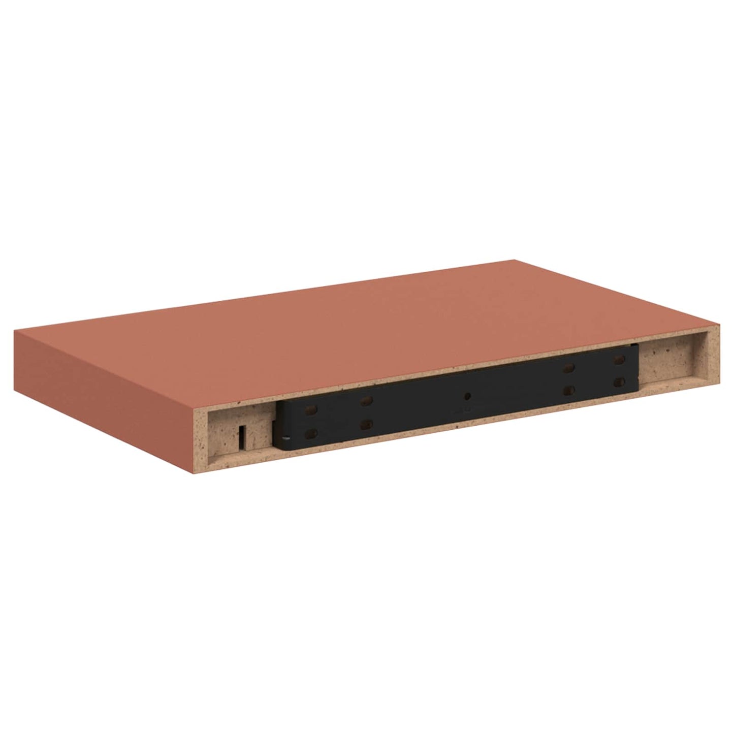 vidaXL Wandregal Wandmontiert 2 pcs Rot 40 x 23,5 x 4 cm Holzwerkstoff
