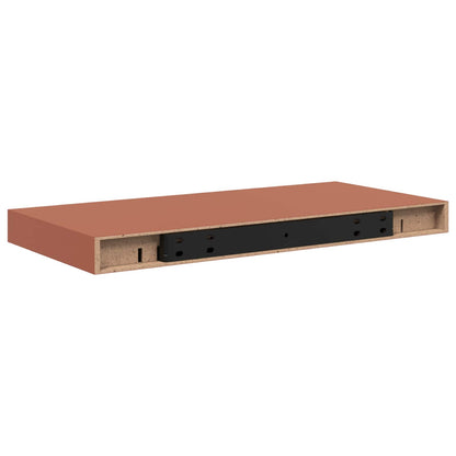 vidaXL Wandregal Wandmontiert Rot 50 x 23 x 4 cm Holzwerkstoff