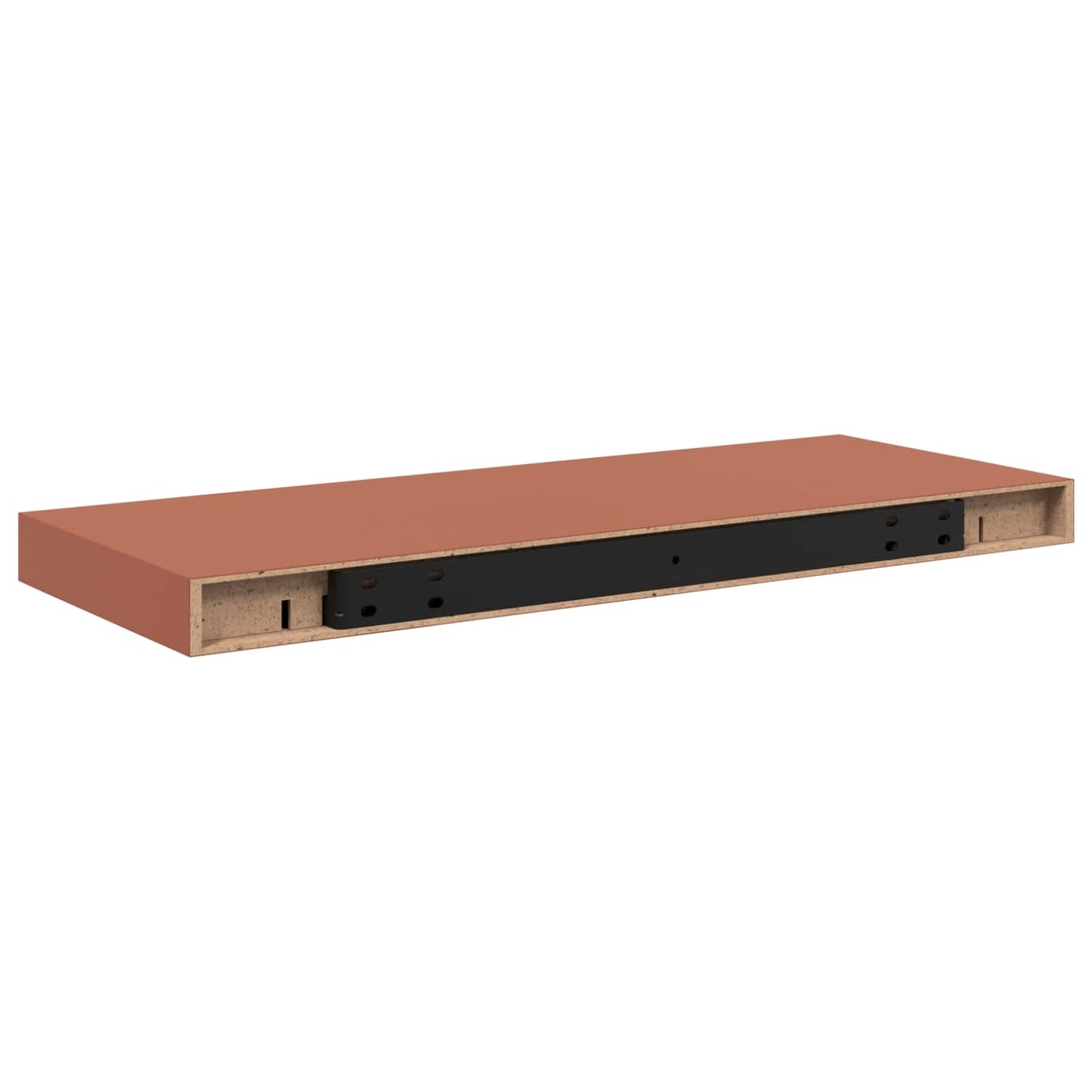 vidaXL Wandregal Wandmontiert Rot 60 x 23 x 4 cm Holzwerkstoff