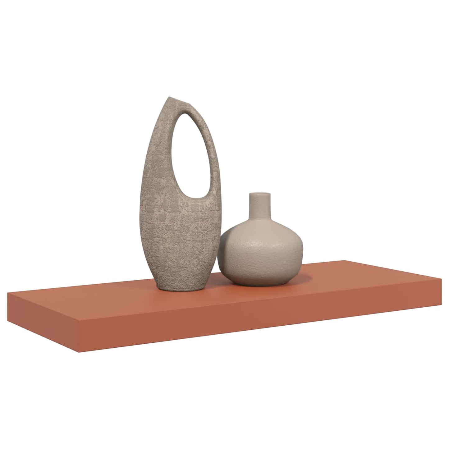 vidaXL Wandregal Wandmontiert Rot 60 x 23 x 4 cm Holzwerkstoff