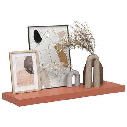 vidaXL Wandregal Wandmontiert Rot 80 x 23,5 x 4 cm Holzwerkstoff