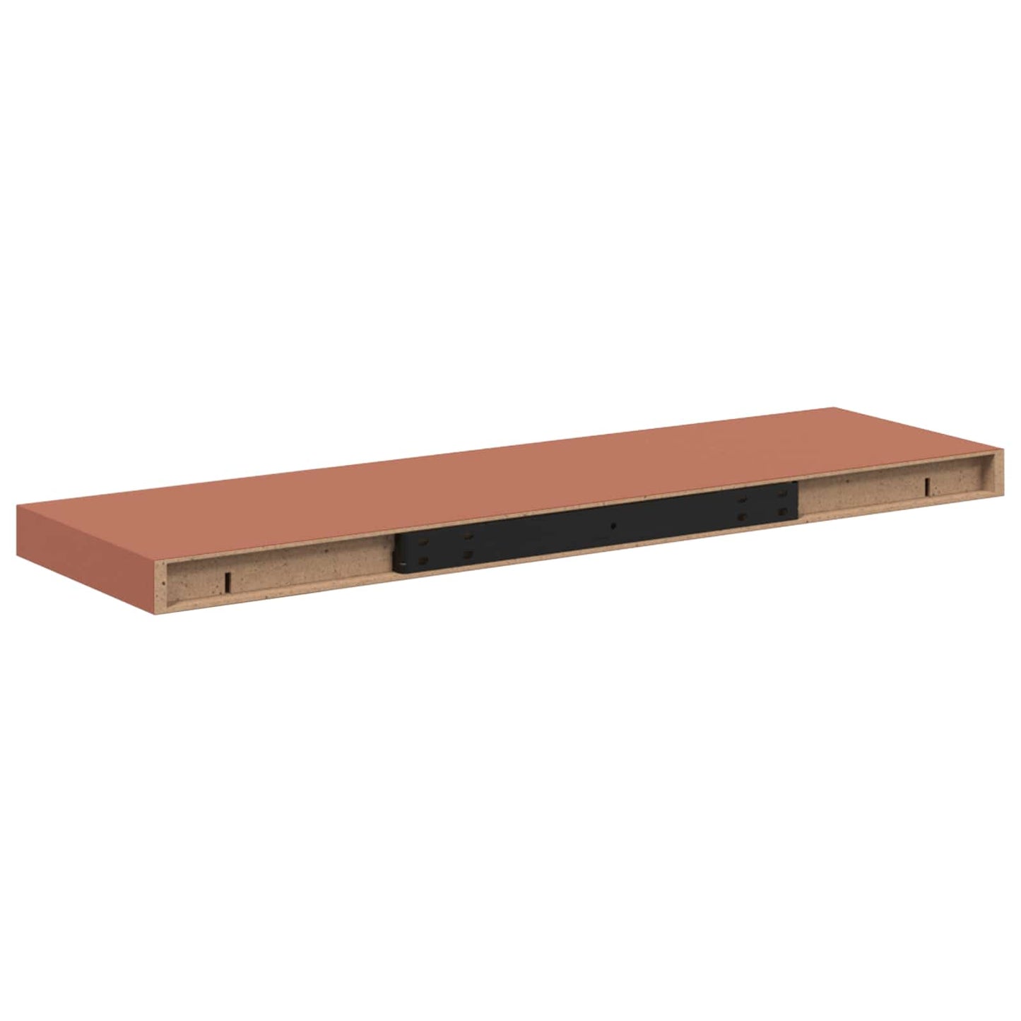 vidaXL Wandregal Wandmontiert 4 pcs Rot 80 x 23,5 x 4 cm Holzwerkstoff