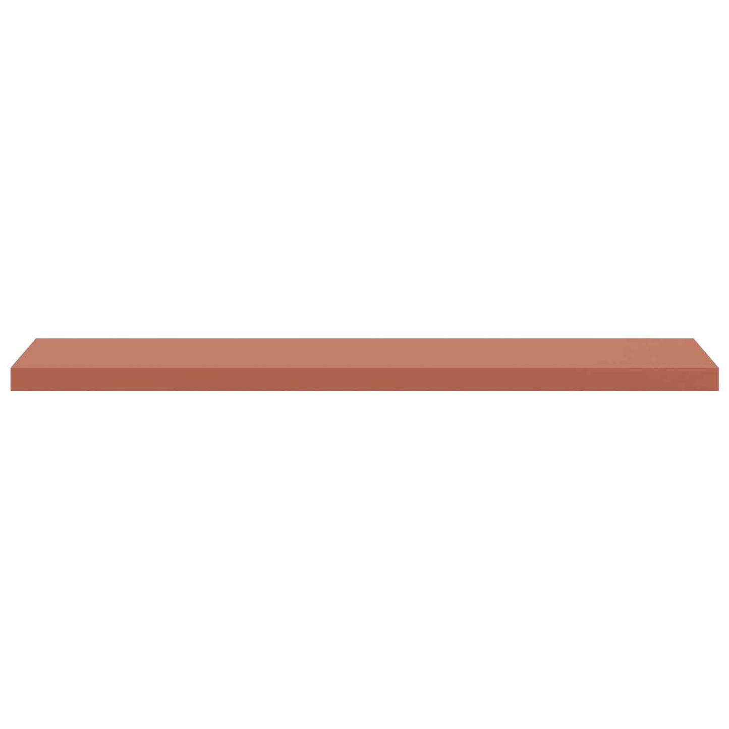 vidaXL Wandregal 2 pcs Rot 120 x 23,5 x 4 cm Holzwerkstoff
