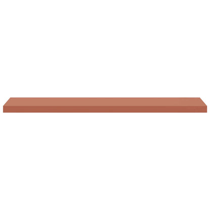 vidaXL Wandregal 2 pcs Rot 120 x 23,5 x 4 cm Holzwerkstoff