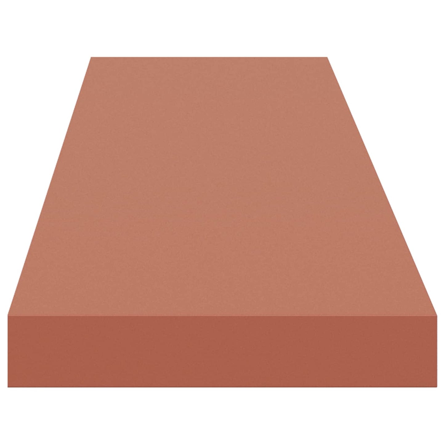 vidaXL Wandregal 2 pcs Rot 120 x 23,5 x 4 cm Holzwerkstoff
