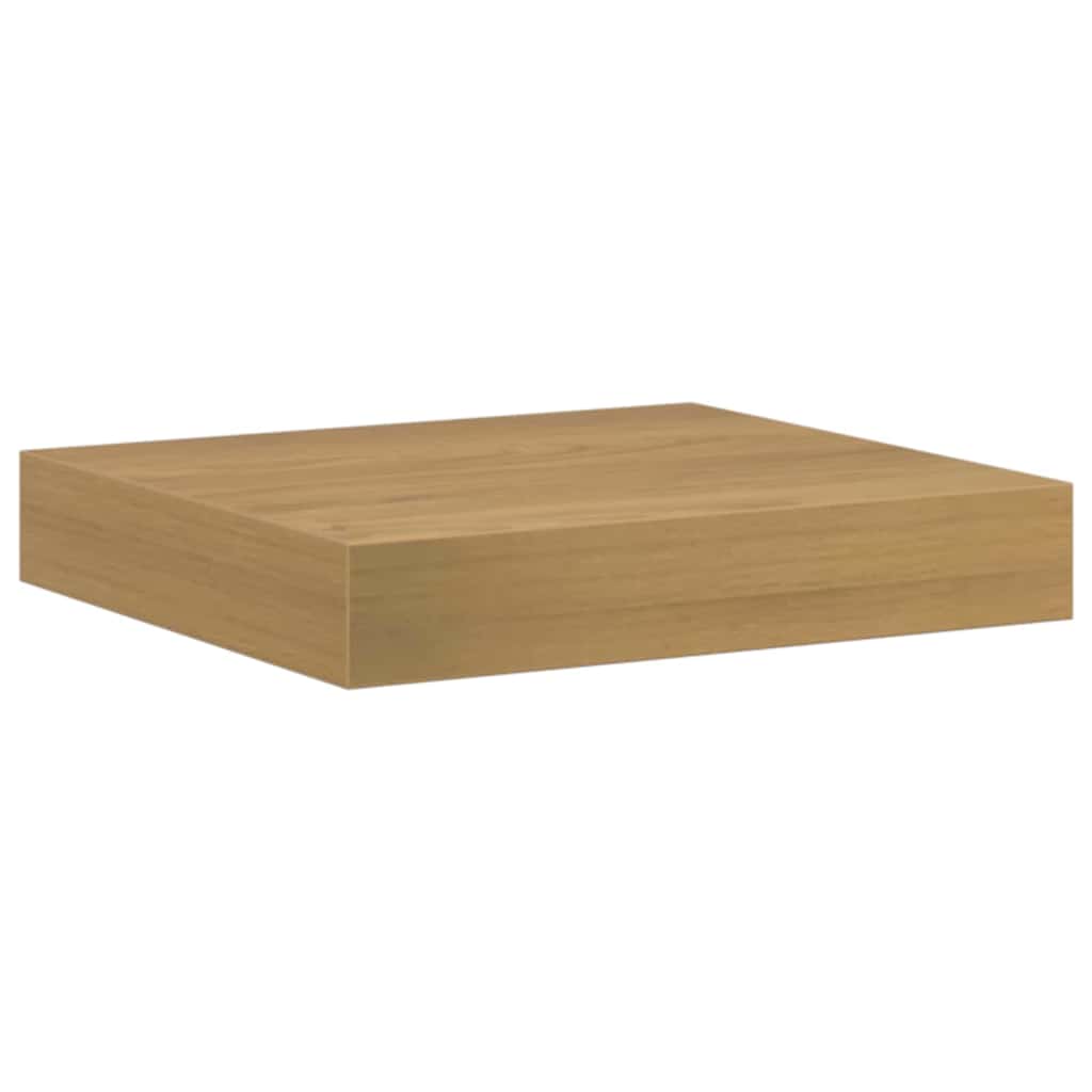 Wandregal 2 pcs Braun 23 x 23,5 x 4 cm Holzwerkstoff