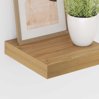 vidaXL Wandregal 4 pcs Braun 23 x 23,5 x 4 cm Holzwerkstoff