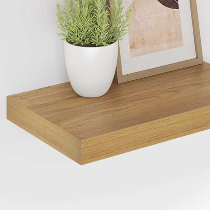 vidaXL Wandregal 2 pcs Braun 40 x 23,5 x 4 cm Holzwerkstoff