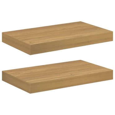 vidaXL Wandregal 2 pcs Braun 40 x 23,5 x 4 cm Holzwerkstoff