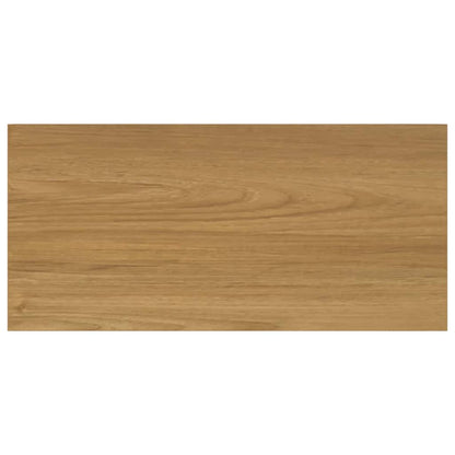 vidaXL Wandregal Wandmontiert 2 pcs Braun 50 x 23 x 4 cm Holzwerkstoff