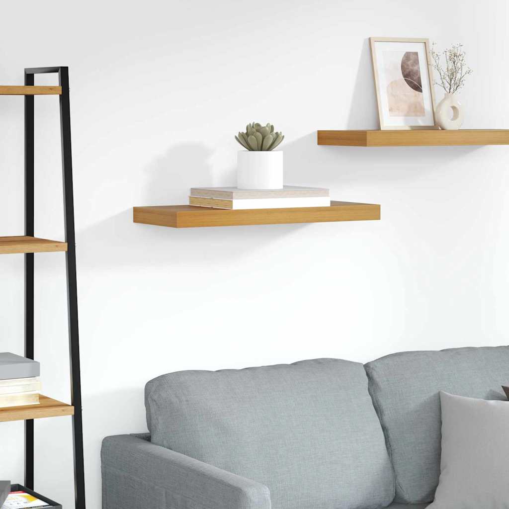 vidaXL Wandregal Wandmontiert Braun 50 x 23 x 4 cm Holzwerkstoff