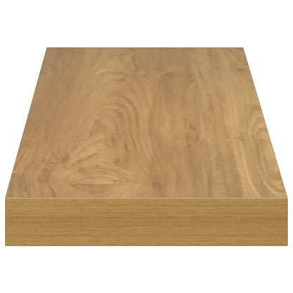 vidaXL Wandregal Wandmontiert 2 pcs Braun 50 x 23 x 4 cm Holzwerkstoff