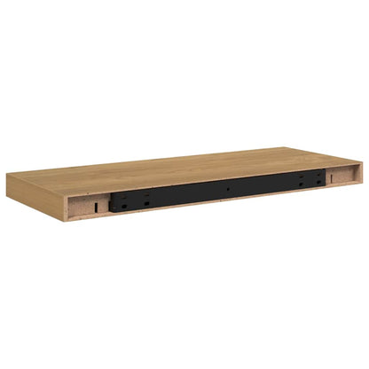 vidaXL Wandregal Wandmontiert 4 pcs Braun 50 x 23 x 4 cm Holzwerkstoff