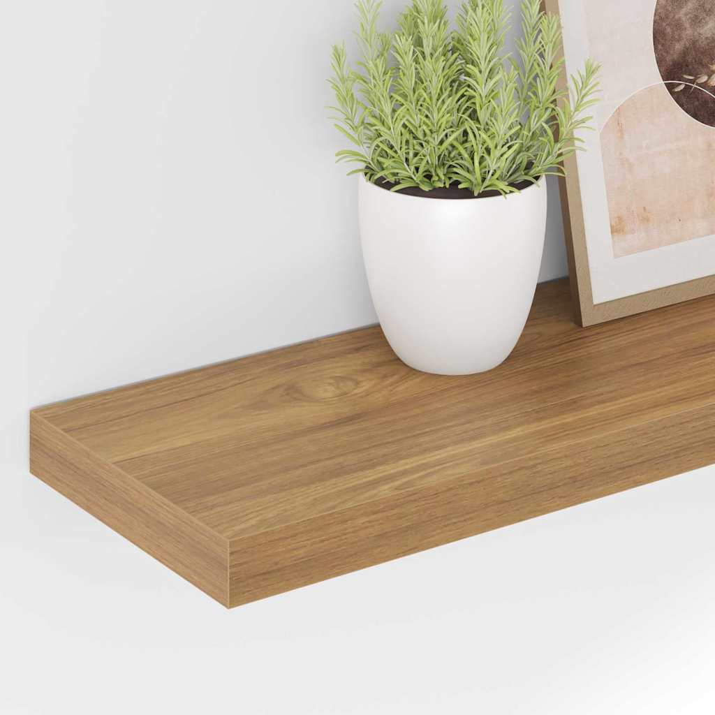 vidaXL Wandregal Wandmontiert Braun 90 x 23,5 x 4 cm Holzwerkstoff