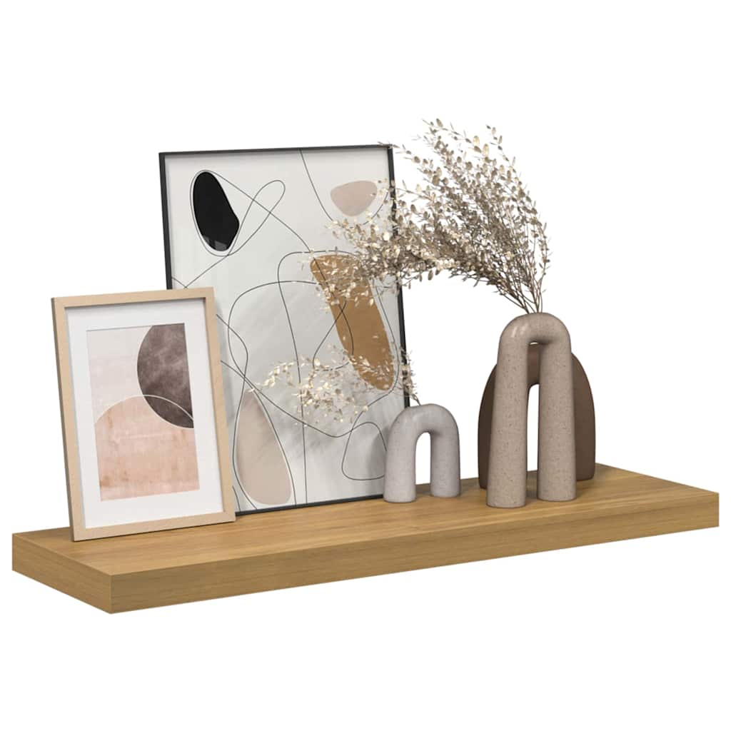 vidaXL Wandregal Wandmontiert Braun 90 x 23,5 x 4 cm Holzwerkstoff