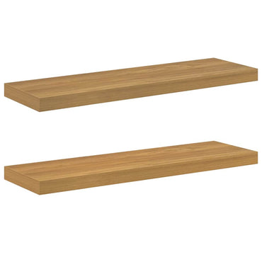 vidaXL Wandregal 2 pcs Braun 90 x 23,5 x 4 cm Holzwerkstoff