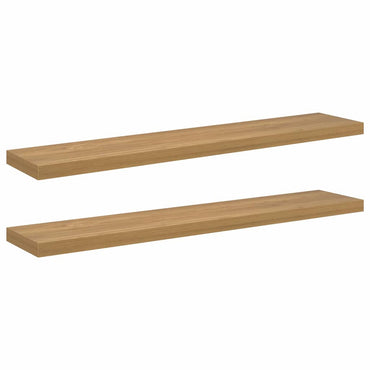 vidaXL Wandregal 2 pcs Braun 120 x 23,5 x 4 cm Holzwerkstoff