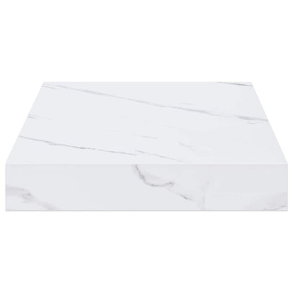 vidaXL Wandregal Weiß Marmor 40 x 23,5 x 4 cm Holzwerkstoff