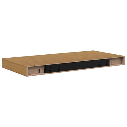 vidaXL Wandregal Wandmontiert 2 pcs Beige 50 x 23 x 4 cm Holzwerkstoff