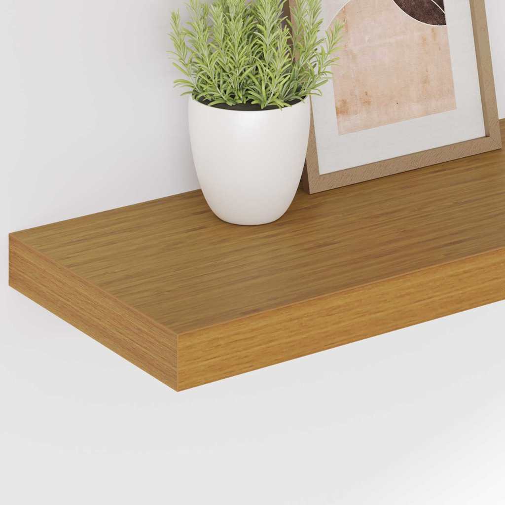 vidaXL Wandregal 2 pcs Beige 60 x 23,5 x 4 cm Holzwerkstoff