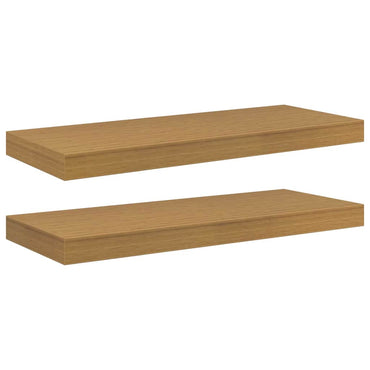 vidaXL Wandregal 2 pcs Beige 60 x 23,5 x 4 cm Holzwerkstoff