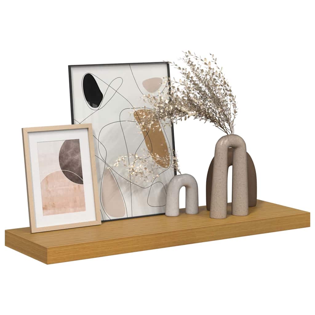 vidaXL Wandregal Wandmontiert Beige 80 x 23,5 x 4 cm Holzwerkstoff