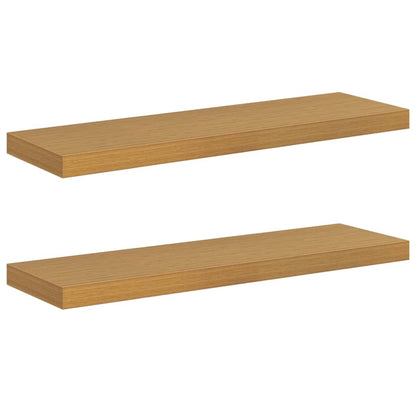 vidaXL Wandregal 2 pcs Beige 90 x 23,5 x 4 cm Holzwerkstoff