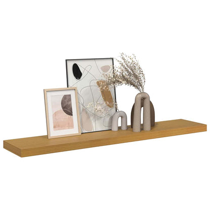 vidaXL Wandregal Wandmontiert Beige 120 x 23,5 x 4 cm Holzwerkstoff