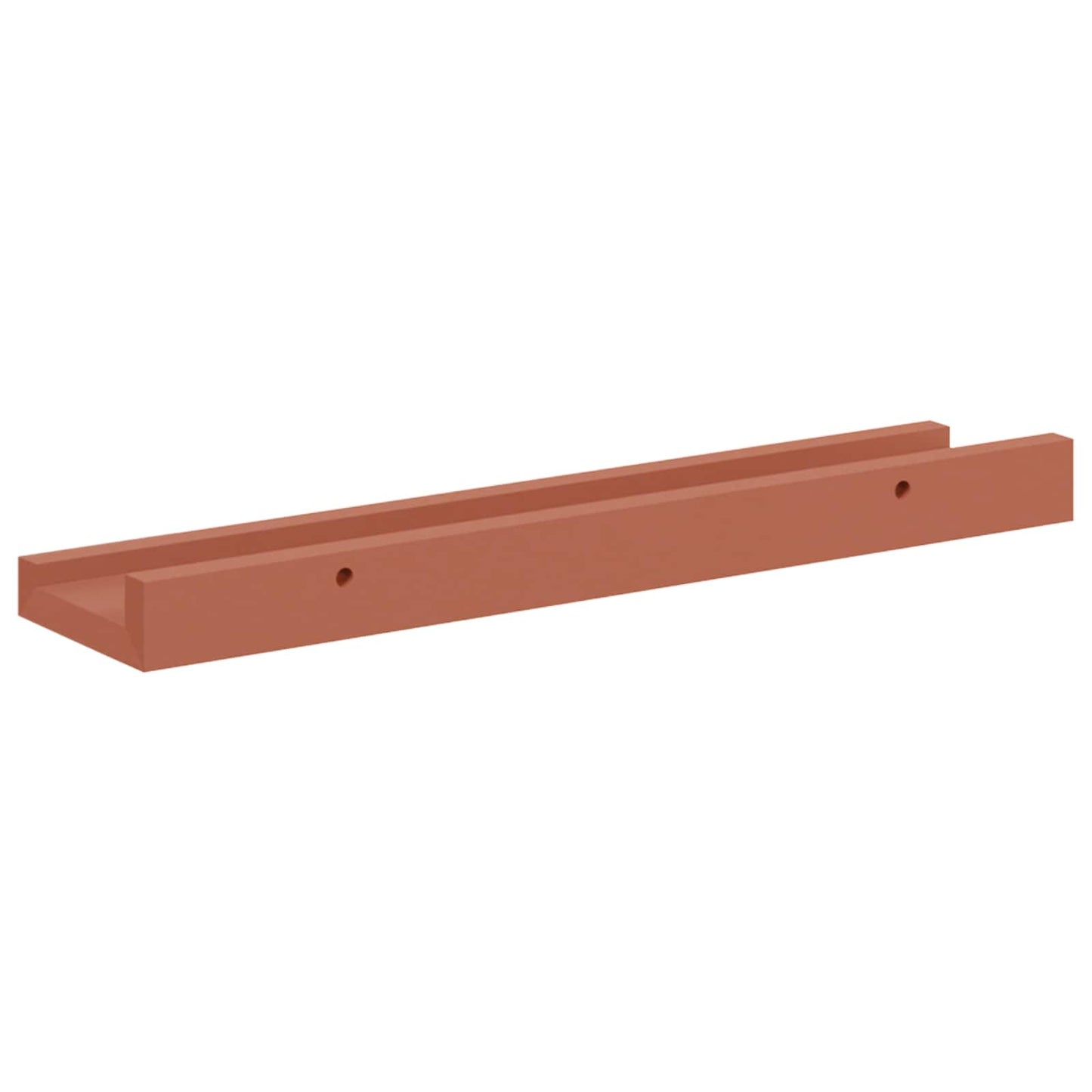 vidaXL Wandregal mit Regal 2 pcs Rot 40 x 9 x 3 cm Holzwerkstoff