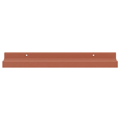 vidaXL Wandregal mit Regal 2 pcs Rot 40 x 9 x 3 cm Holzwerkstoff