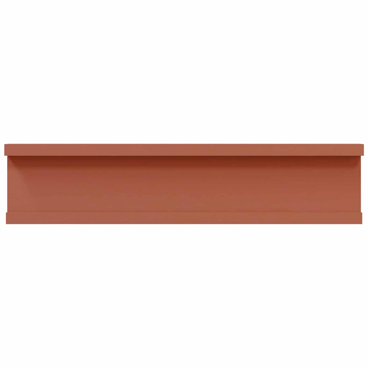 vidaXL Wandregal mit Regal 2 pcs Rot 40 x 9 x 3 cm Holzwerkstoff