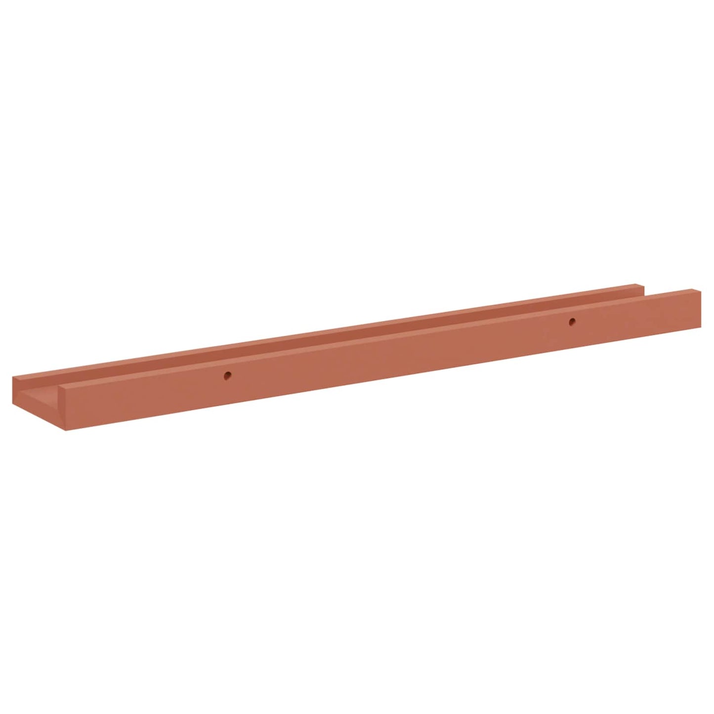 vidaXL Wandregal mit Regal 2 pcs Rot 60 x 9 x 3 cm Holzwerkstoff