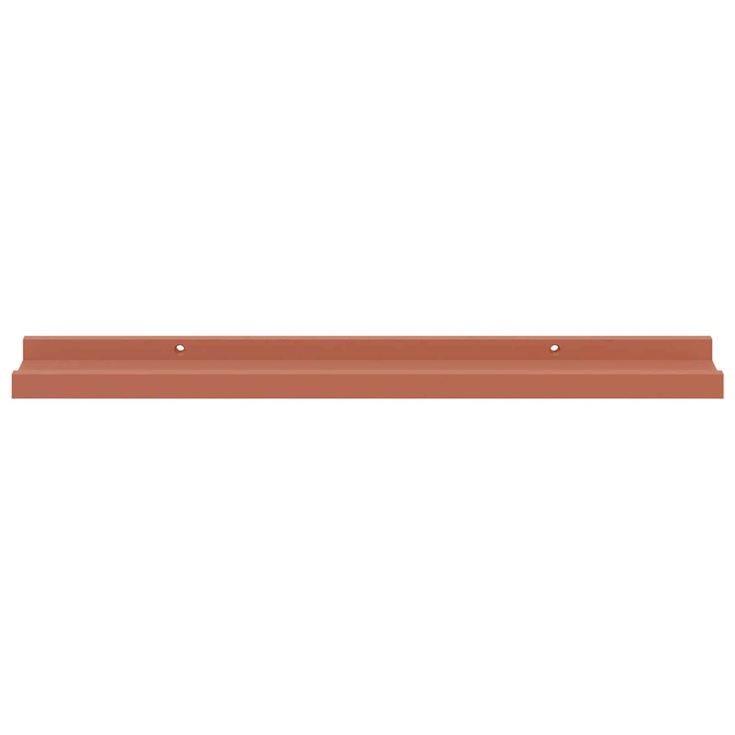 vidaXL Wandregal mit Regal 2 pcs Rot 60 x 9 x 3 cm Holzwerkstoff