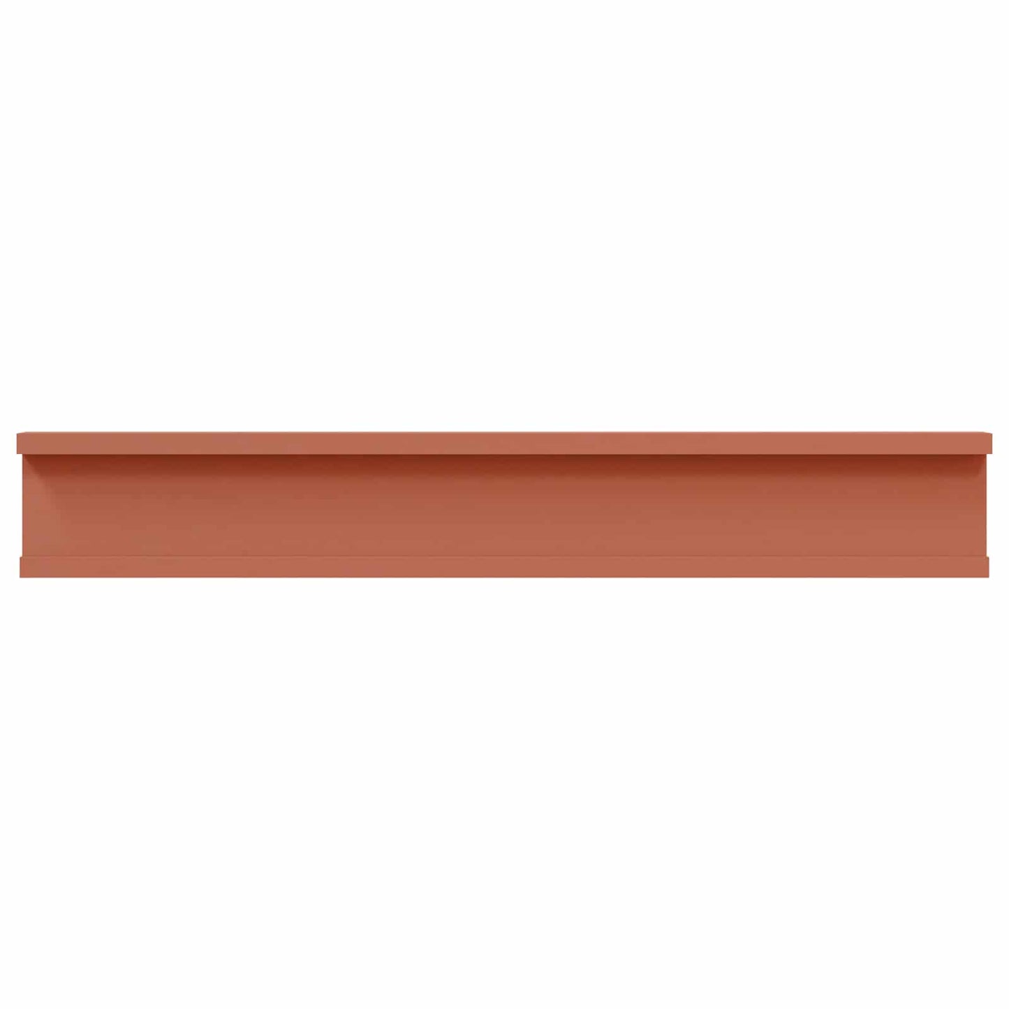 vidaXL Wandregal mit Regal 2 pcs Rot 60 x 9 x 3 cm Holzwerkstoff