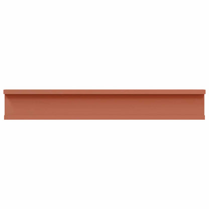 vidaXL Wandregal mit Regal 2 pcs Rot 60 x 9 x 3 cm Holzwerkstoff