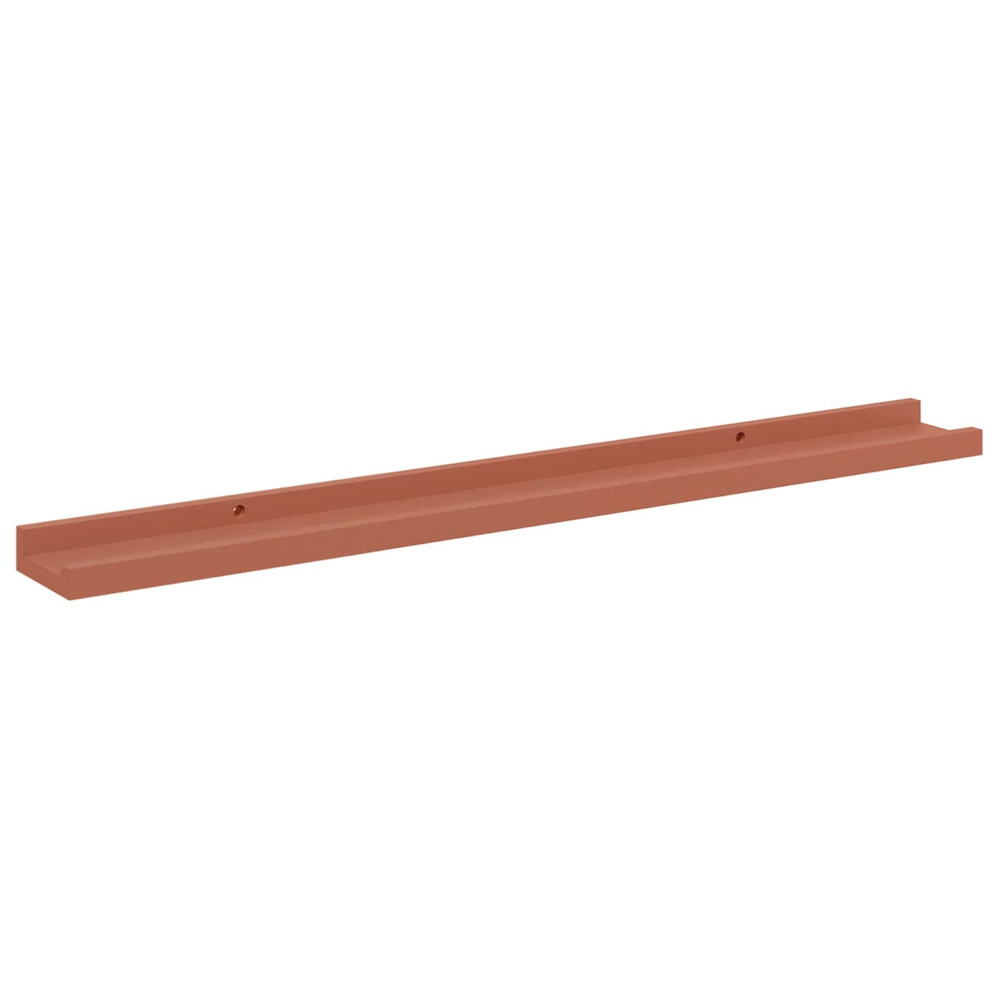 vidaXL Wandregal mit Regal 2 pcs Rot 80 x 9 x 3 cm Holzwerkstoff