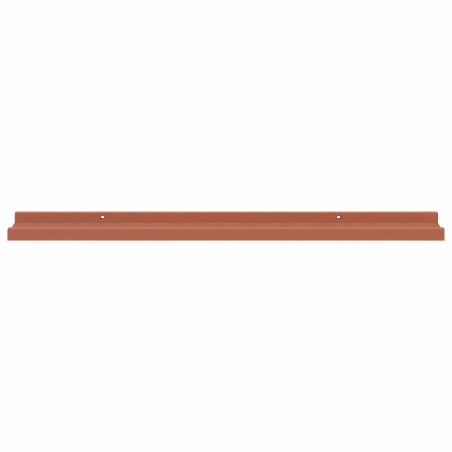 vidaXL Wandregal mit Regal 2 pcs Rot 80 x 9 x 3 cm Holzwerkstoff