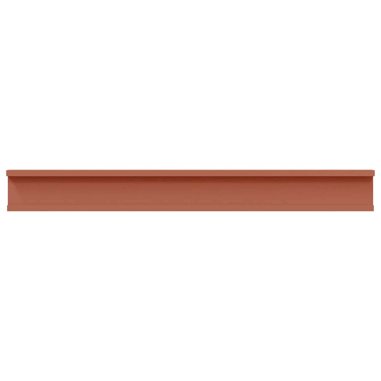 vidaXL Wandregal mit Regal 2 pcs Rot 80 x 9 x 3 cm Holzwerkstoff