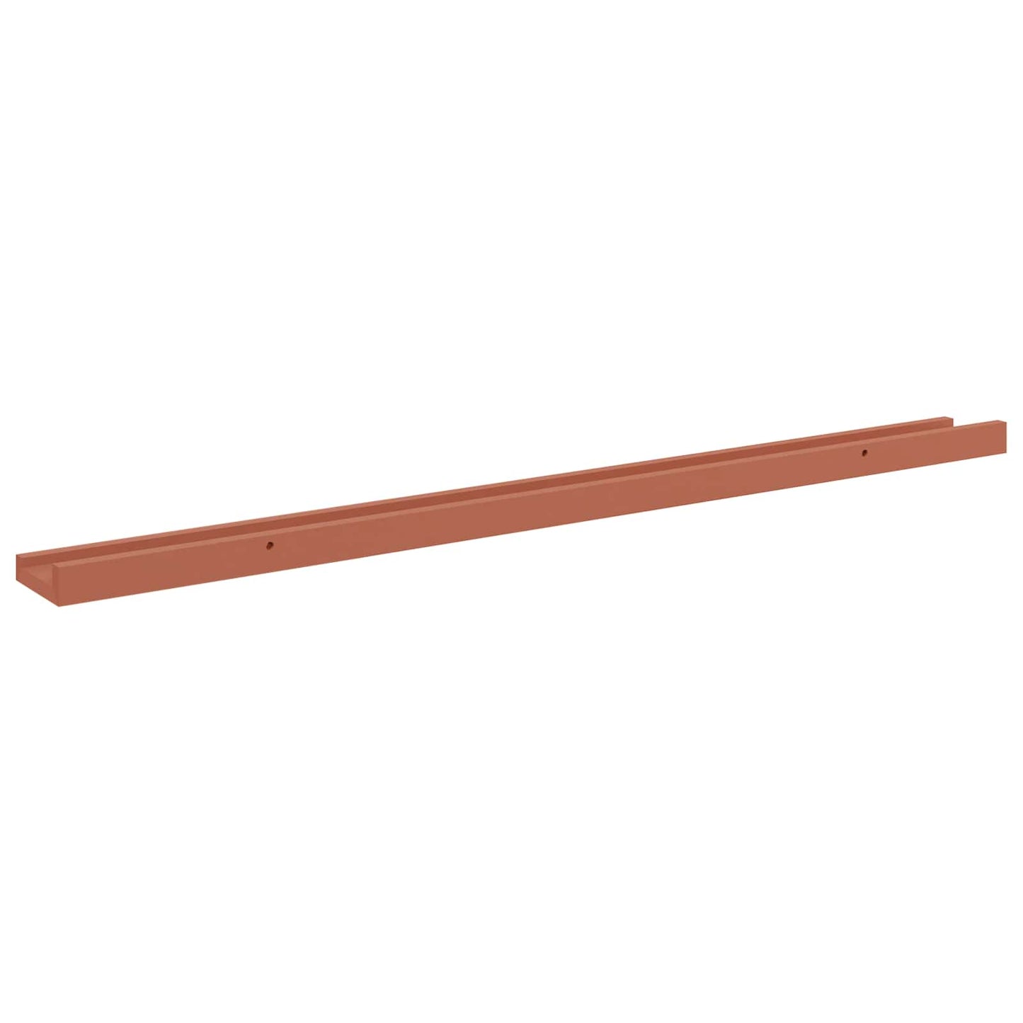 vidaXL Wandregal mit Regal 2 pcs Rot 100 x 9 x 3 cm Holzwerkstoff