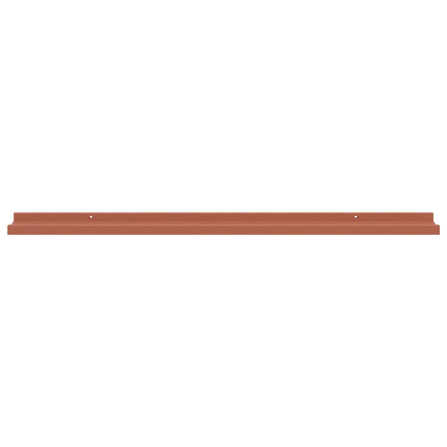 vidaXL Wandregal mit Regal 2 pcs Rot 100 x 9 x 3 cm Holzwerkstoff