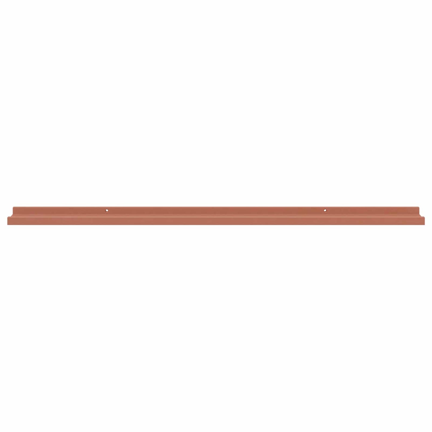 Wandregal mit Regal 2 pcs Rot 115 x 9 x 3 cm Holzwerkstoff