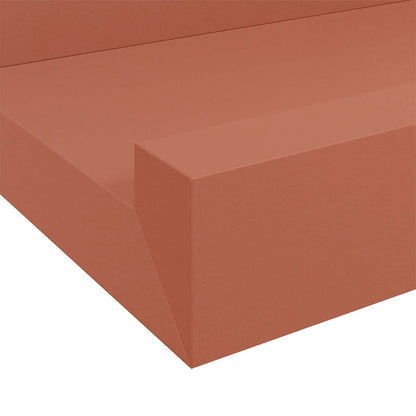 vidaXL Wandregal mit Regal 4 pcs Rot 40 x 9 x 3 cm Holzwerkstoff
