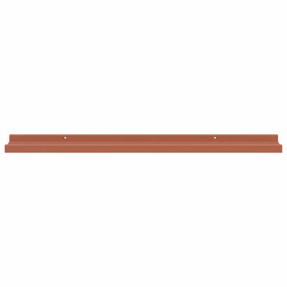vidaXL Wandregal mit Regal 4 pcs Rot 80 x 9 x 3 cm Holzwerkstoff