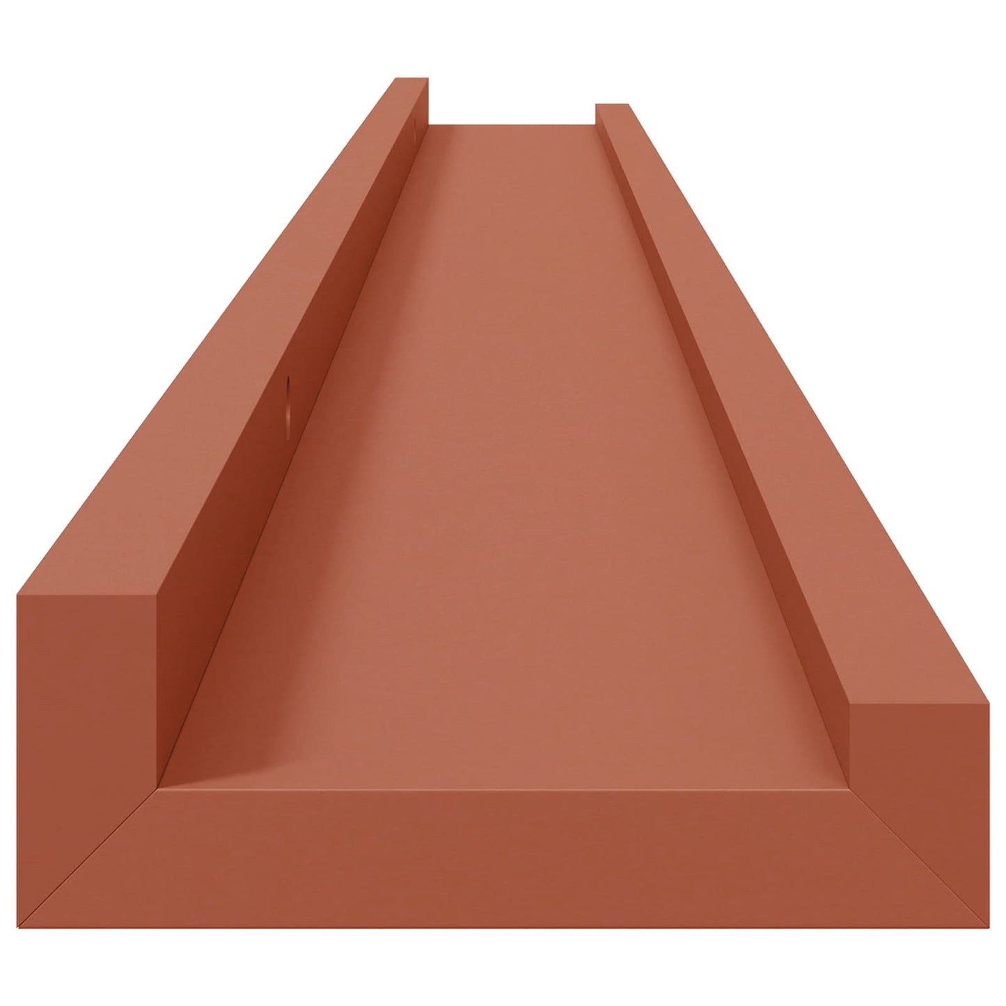 vidaXL Wandregal mit Regal 4 pcs Rot 100 x 9 x 3 cm Holzwerkstoff