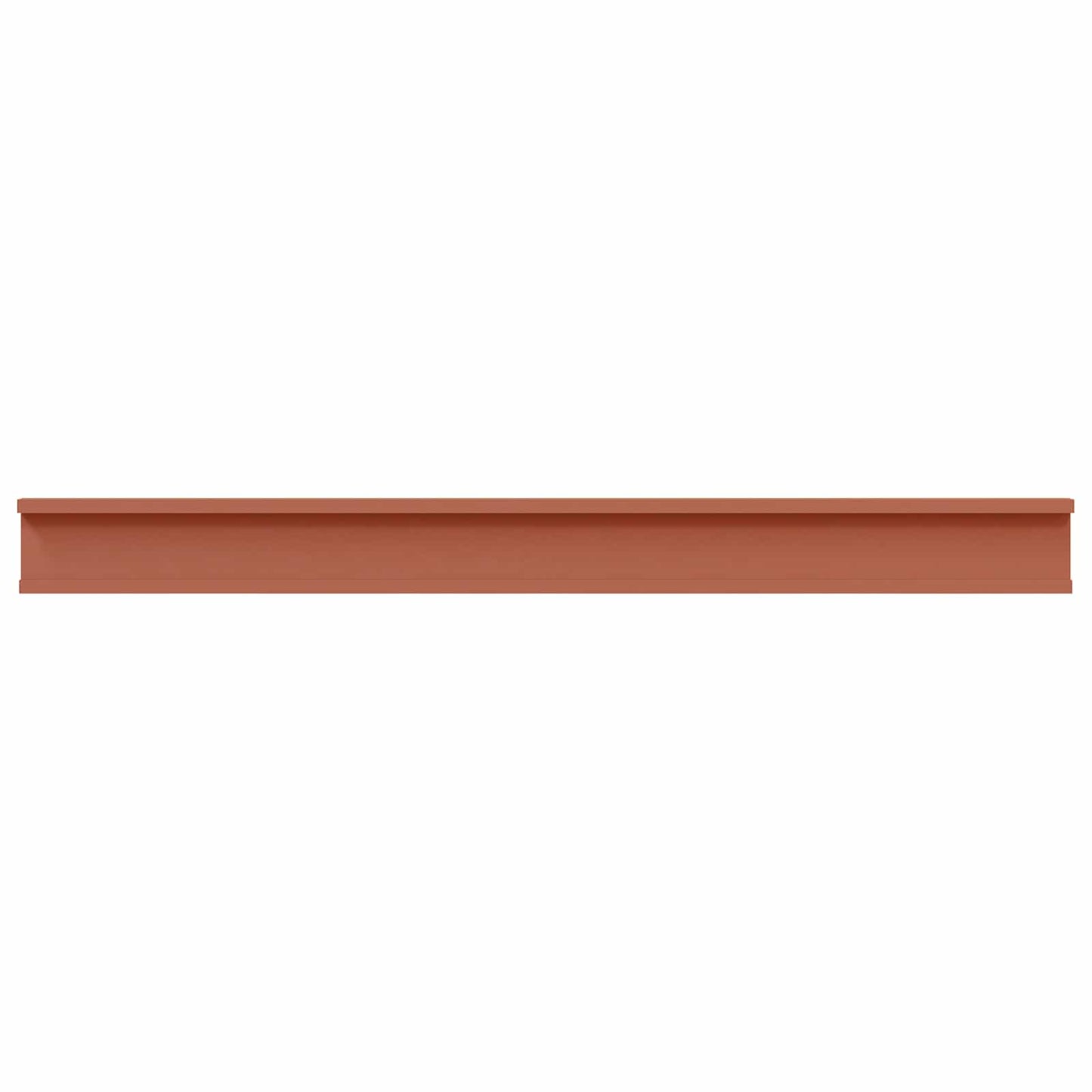 vidaXL Wandregal mit Regal 4 pcs Rot 100 x 9 x 3 cm Holzwerkstoff